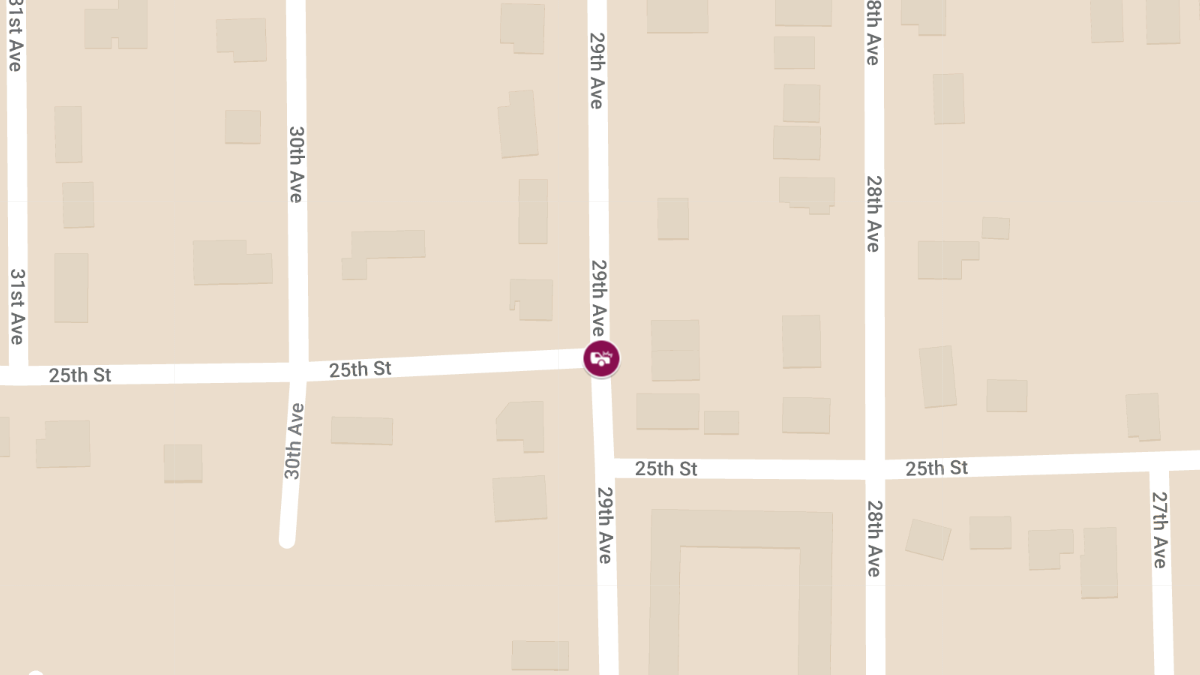 Injury Accident at 29th Ave & 25th St