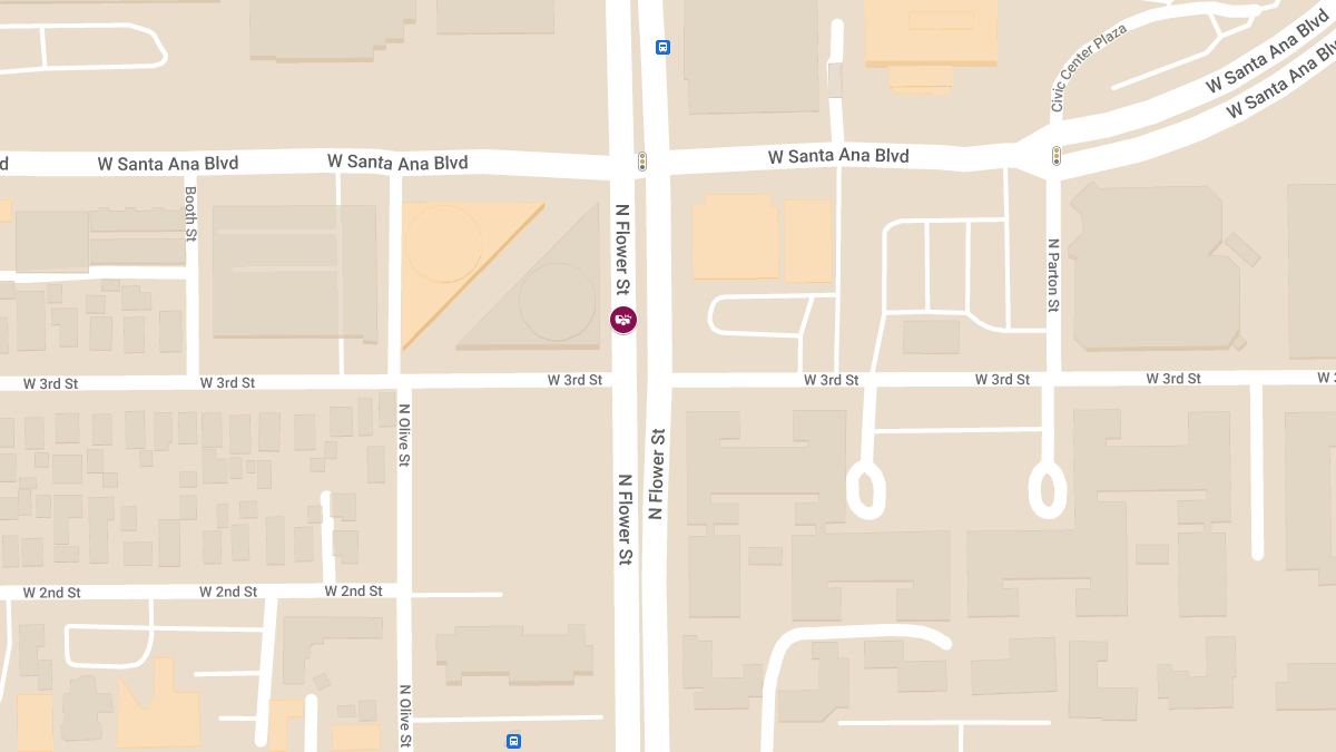 Injury Accident at 320 N Flower St