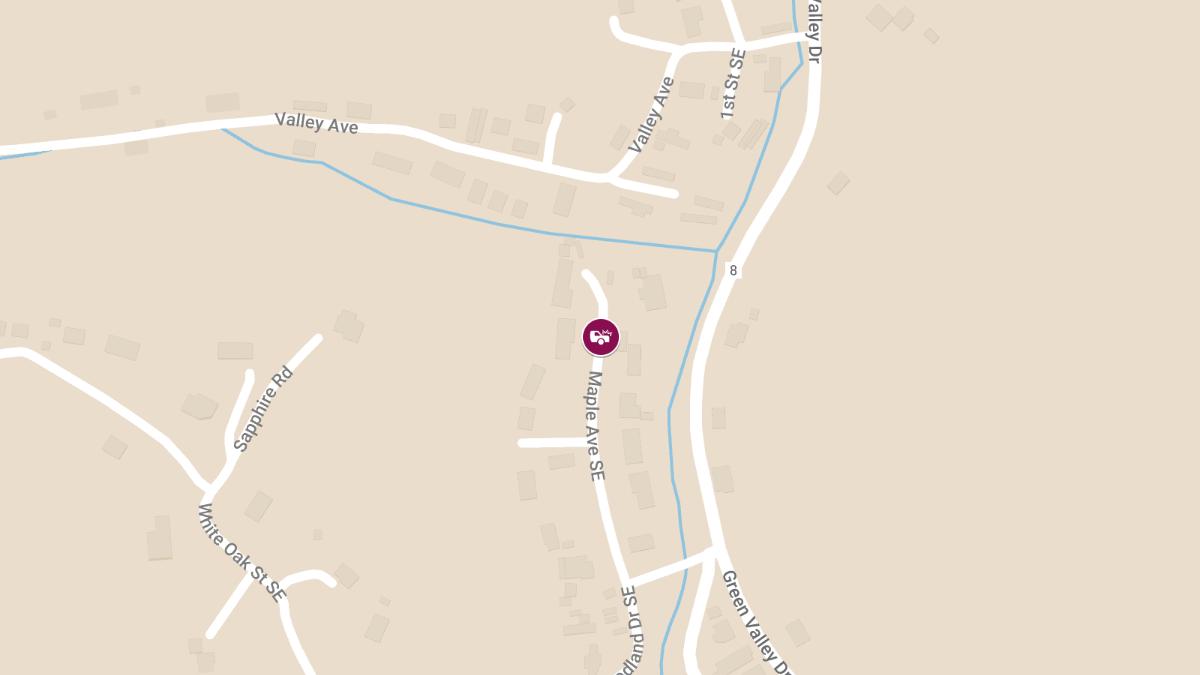 Injury Accident at Maple St & Valley St