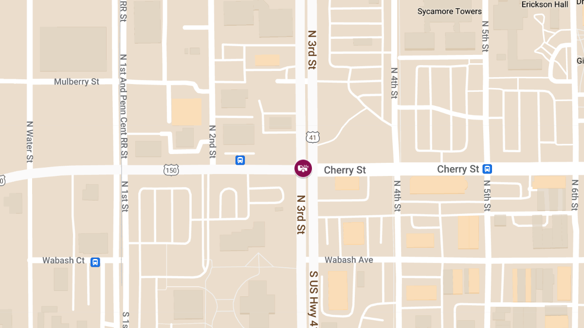 Injury Accident at 3rd St & Cherry St