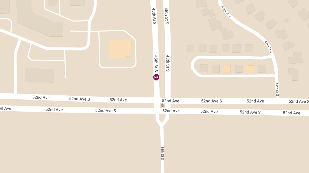 Injury Accident at 45th St S