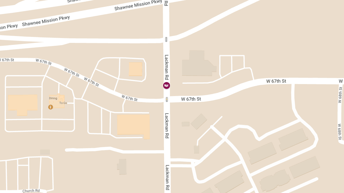 Injury Accident at 6700 Block of Lackman Rd