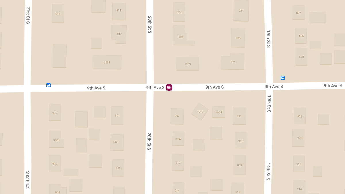 Injury Accident at 9th Ave S