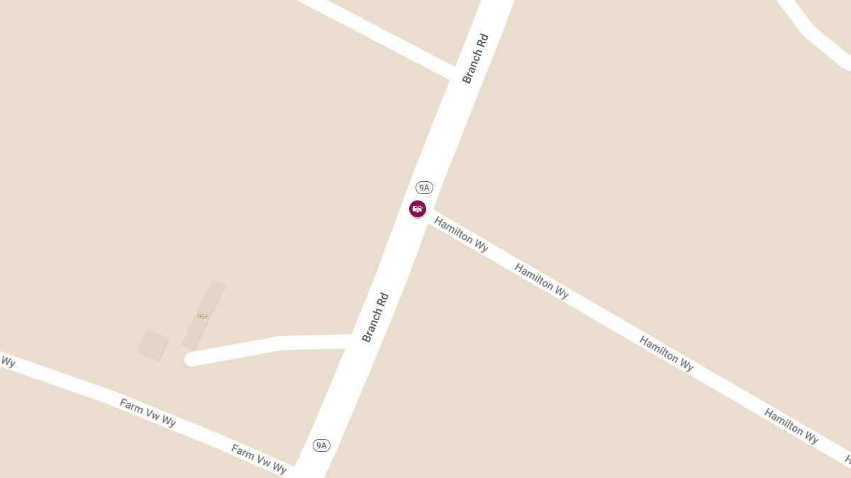 Injury Accident at Branch Rd & Hamilton Wy