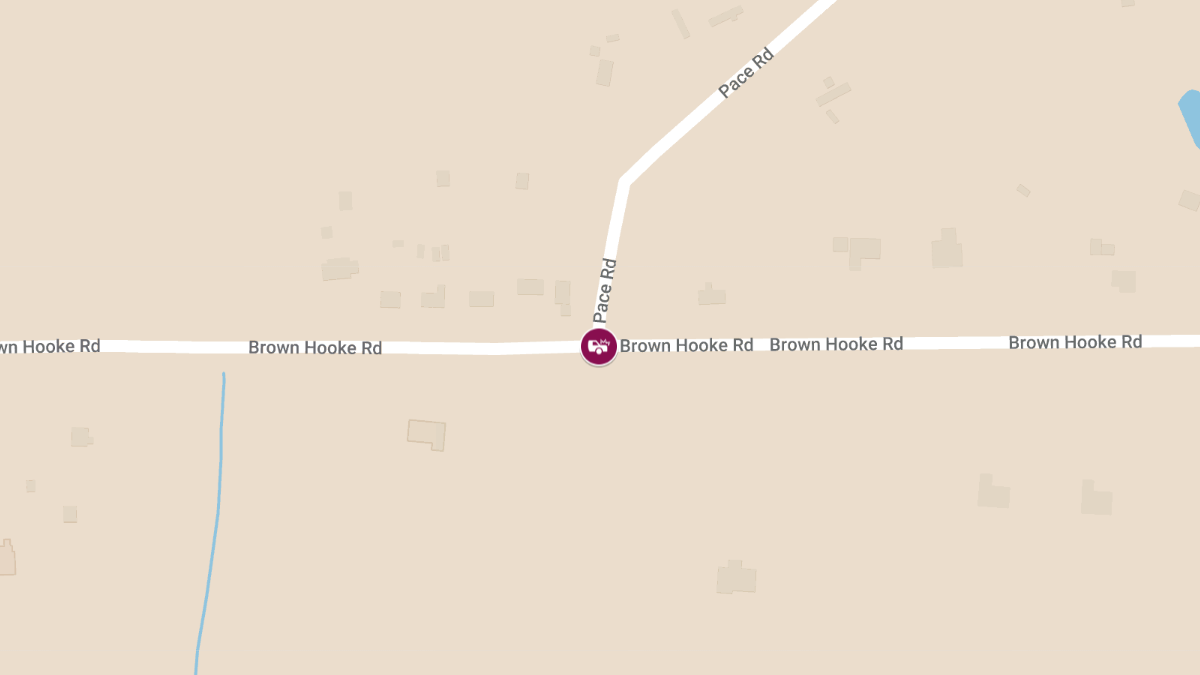 Injury Accident at Brown Hooke Rd & Pace Rd