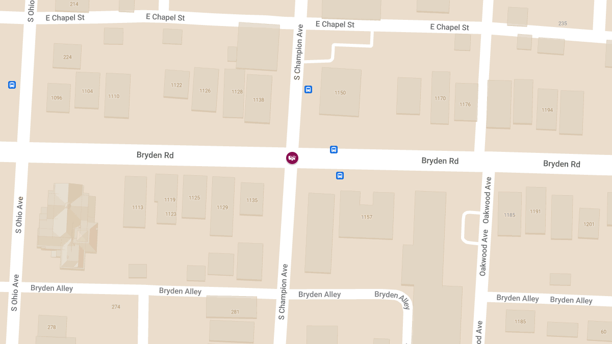 Injury Accident at Bryden Rd & S Champion Ave