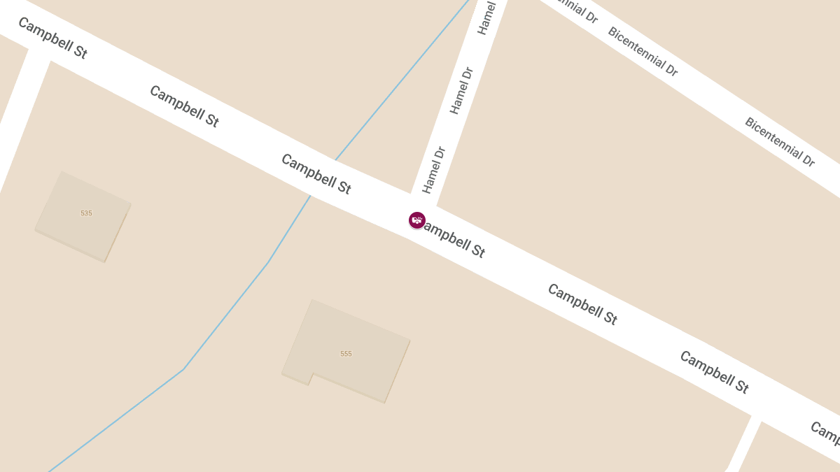Injury Accident at Campbell St & Hamel Dr