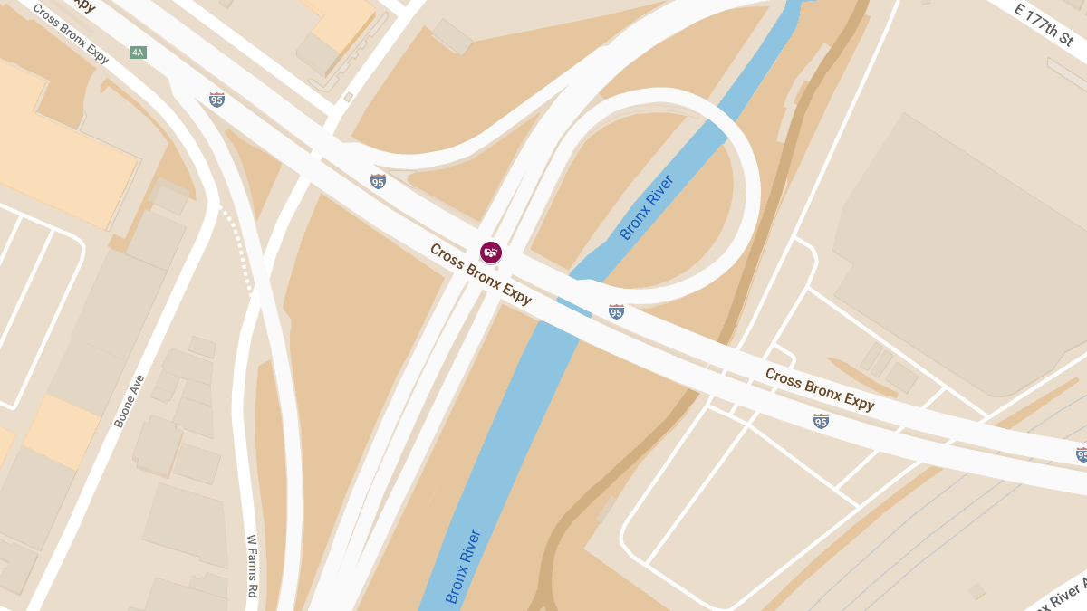 Injury Accident at Cross Bronx Expy W & Sheridan Expy N