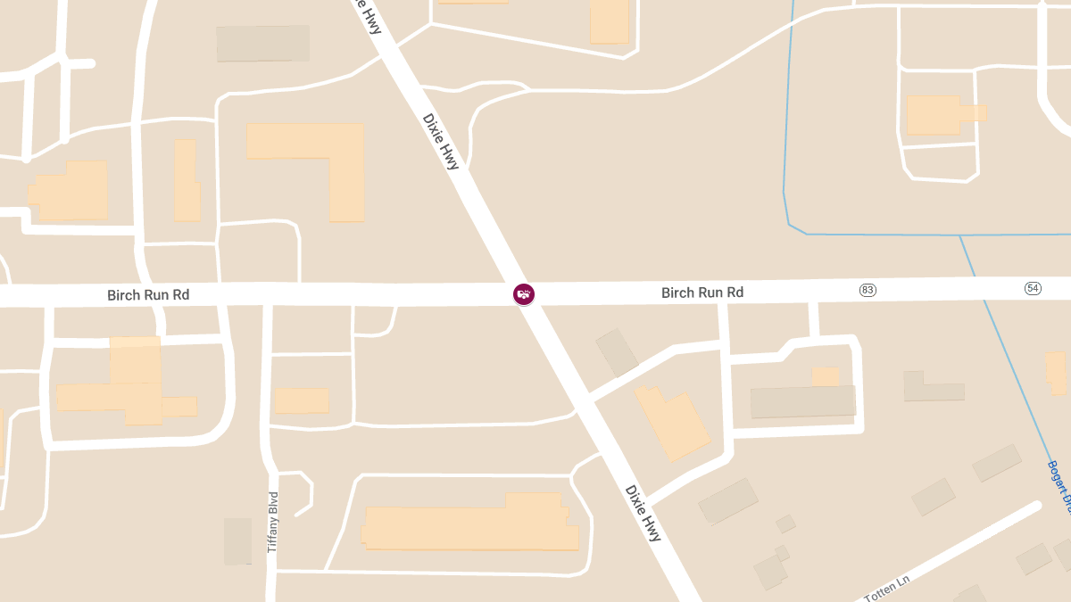 Injury Accident at Dixie Hwy & Birch Run Rd
