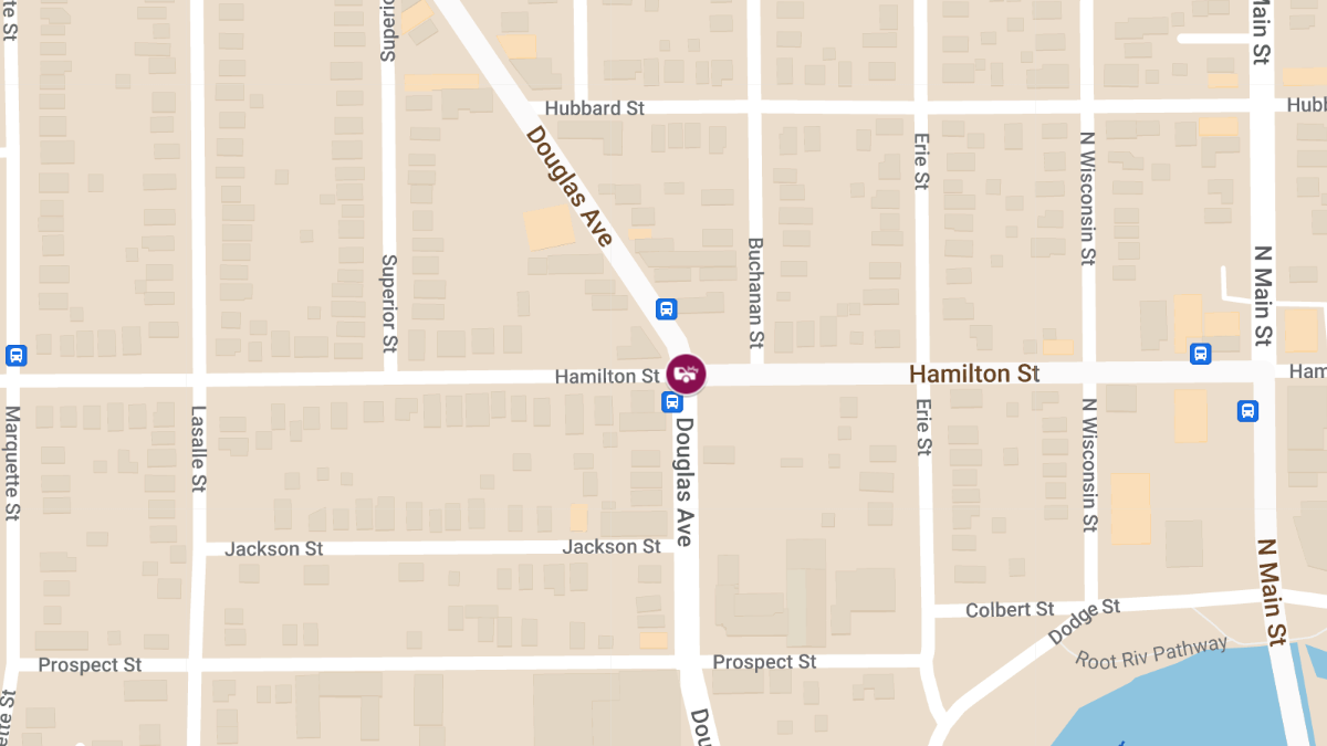 Injury Accident at Douglas Ave & Hamilton St