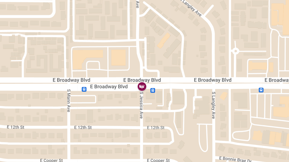 Injury Accident at E Broadway Blvd & N Jessica Ave