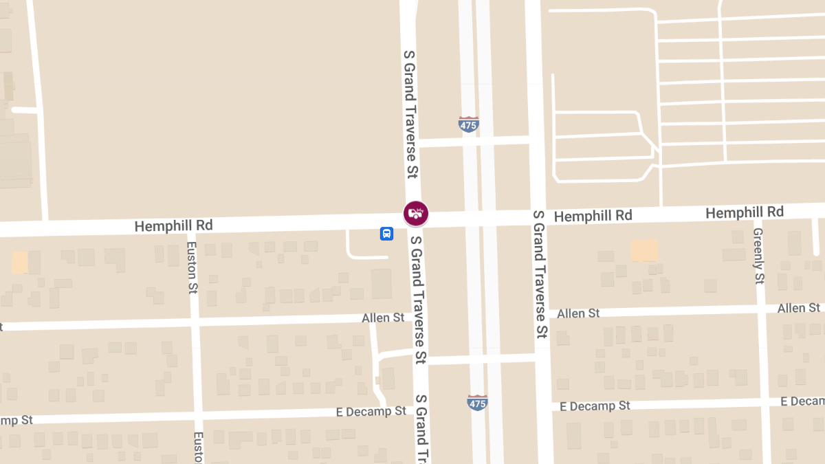 Injury Accident at E Hemphill Rd & S Grand Traverse St