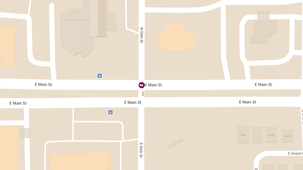 Injury Accident at E Main St and N 56th St