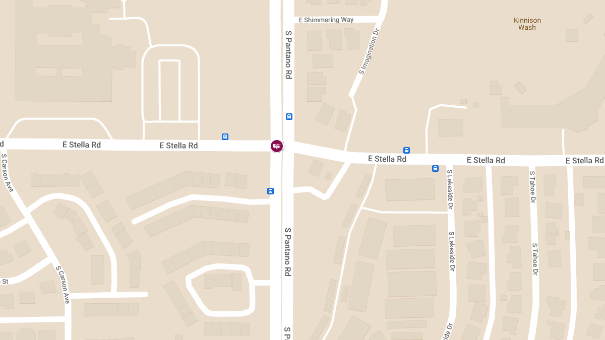 Injury Accident at E Stella Rd & S Pantano Rd