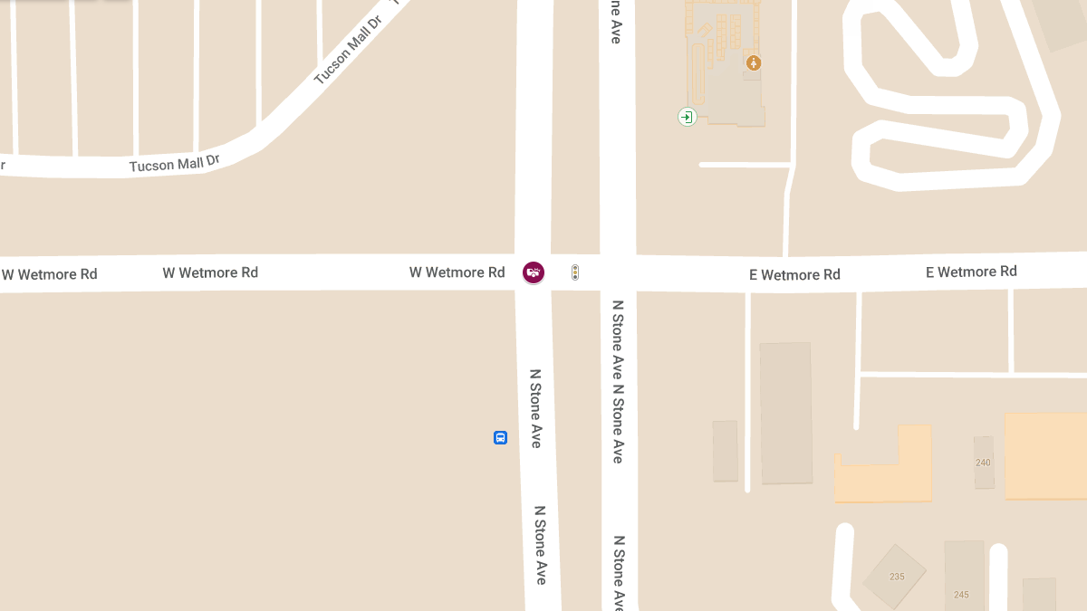 Injury Accident at E Wetmore Rd & N Stone Ave