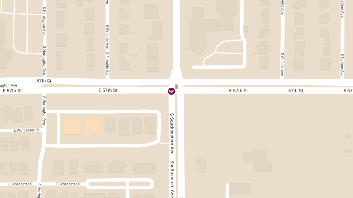Injury Accident at E. 57th St & S. Southeastern Ave