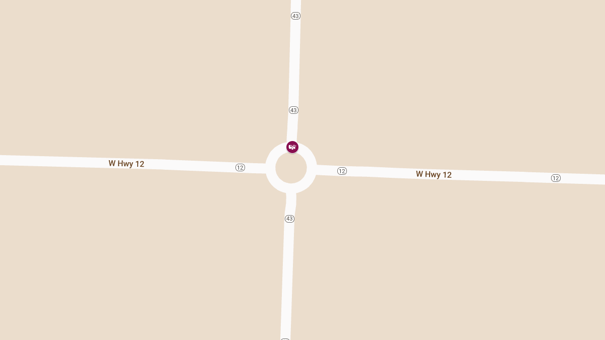 Injury Accident at EB State Hwy 12 & State Hwy 43