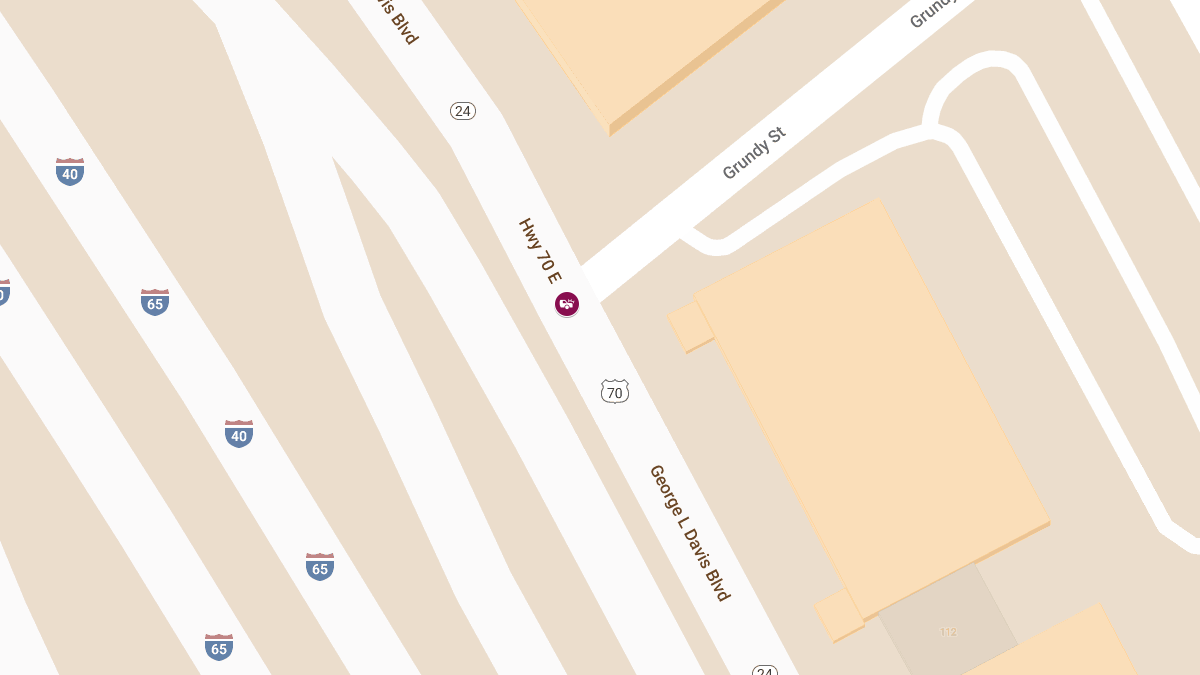 Injury Accident at Grundy St and George L Davis Blvd