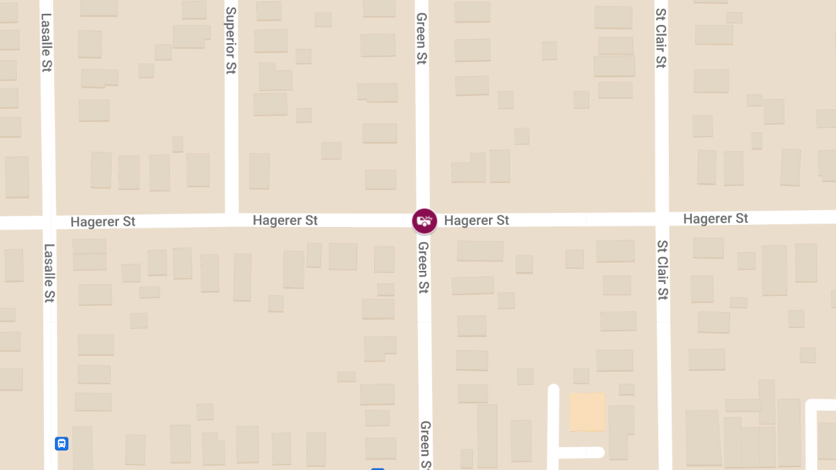 Injury Accident at Hagerer St & Green St