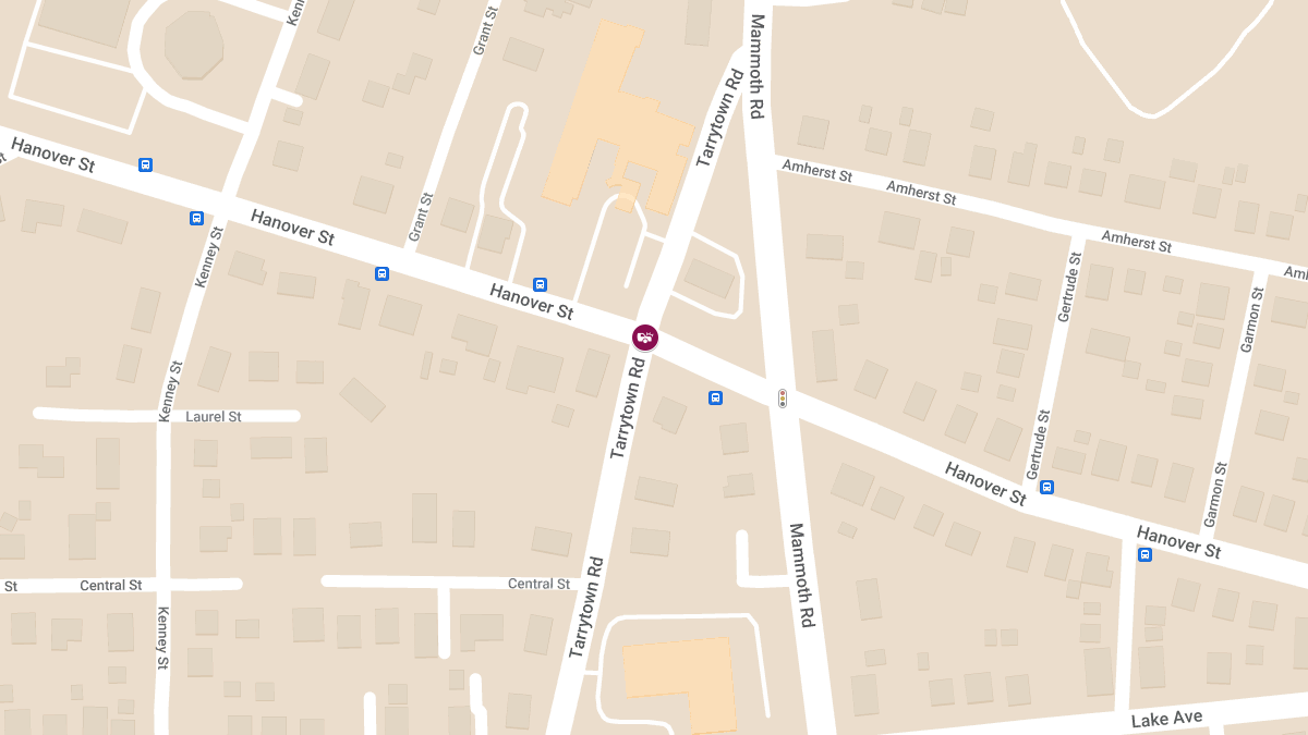 Injury Accident at Hanover St and Tarrytown Rd