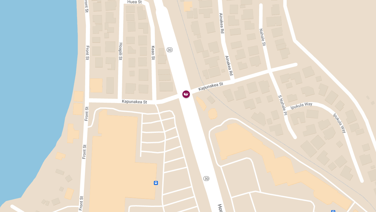Injury Accident at Honoapi’ilani Hwy & Kapunakea St