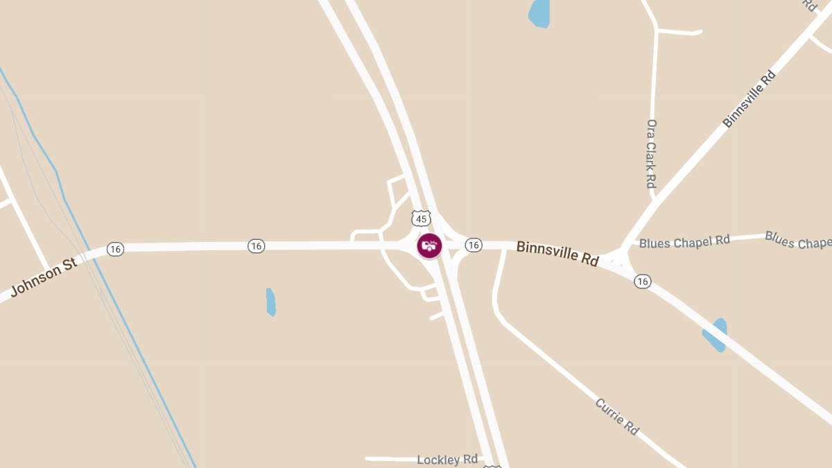Injury Accident at Hwy 45 and Hwy 16 Intersection