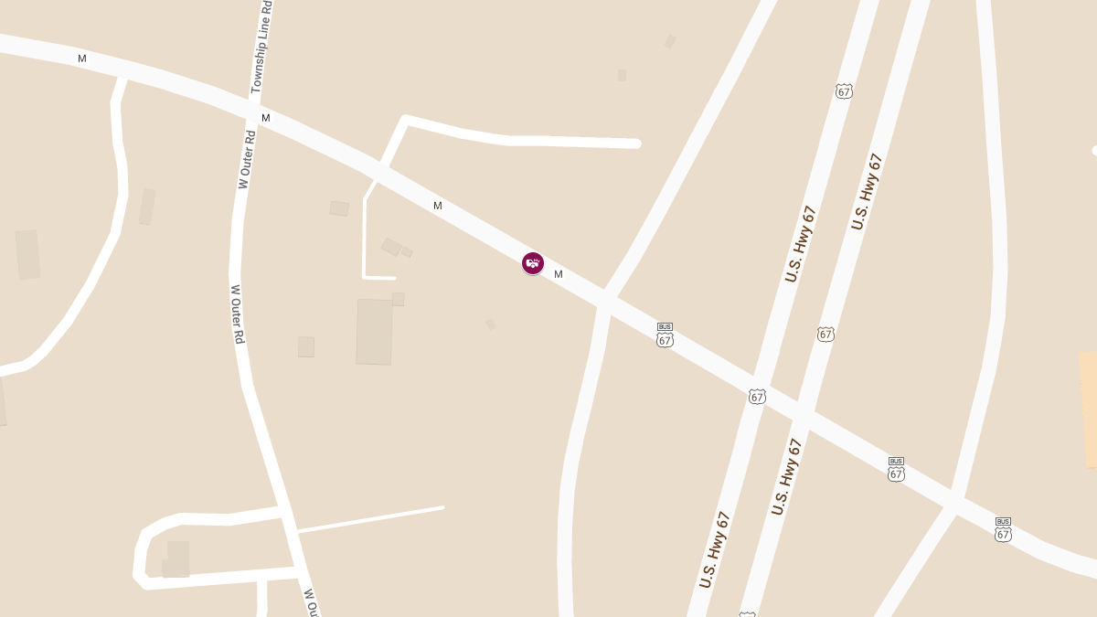 Injury Accident at Hwy M Half of a Mile West of Poplar Bluff