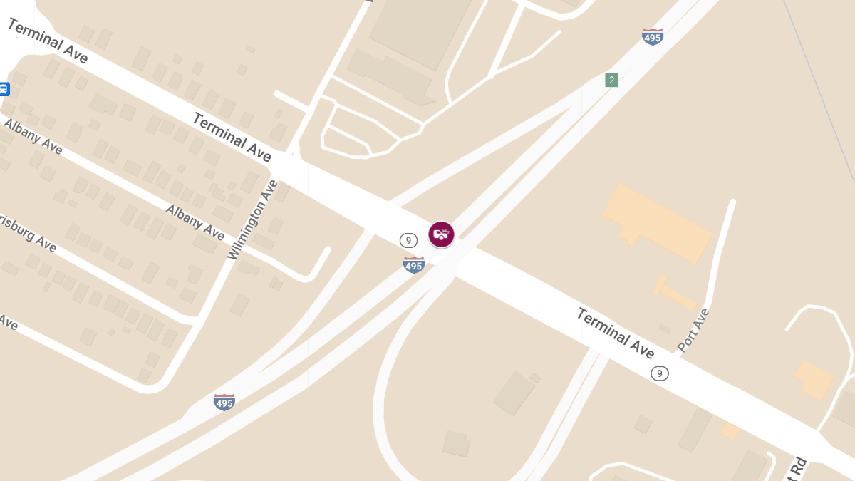 Injury Accident at I-495 N & Terminal Ave