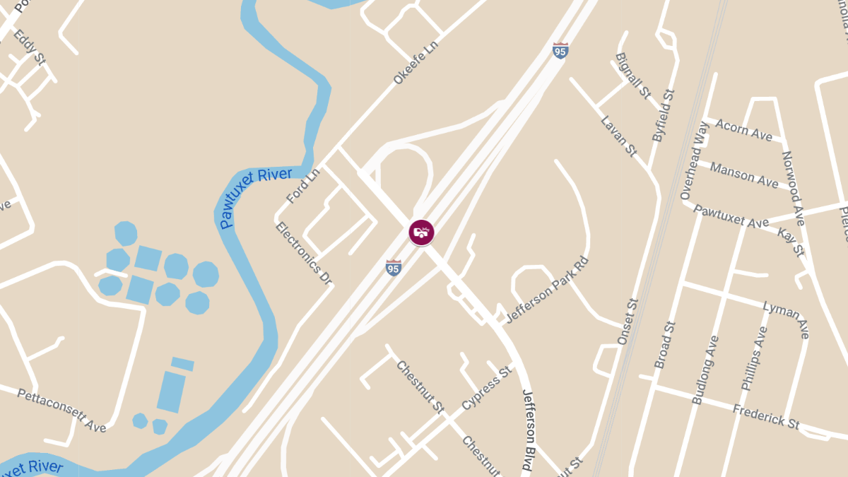 Injury Accident at I-95 NB & Exit 31C (Jefferson Blvd)