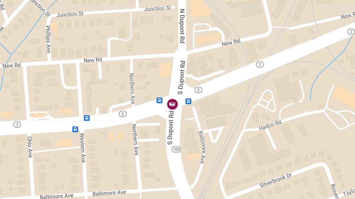Injury Accident at Kirkwood Hwy & South Dupont Rd