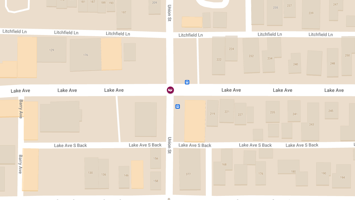 Injury Accident at Lake Ave & Union St