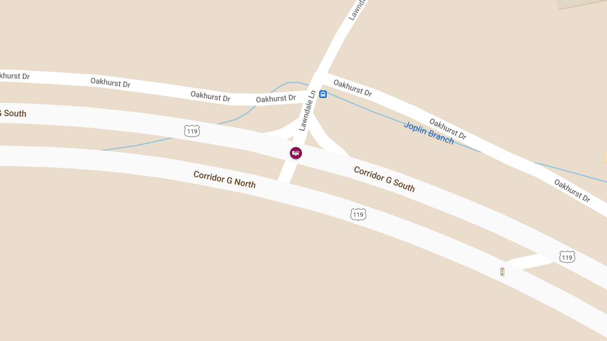 Injury Accident at Lawndale Ln & Corridor G S