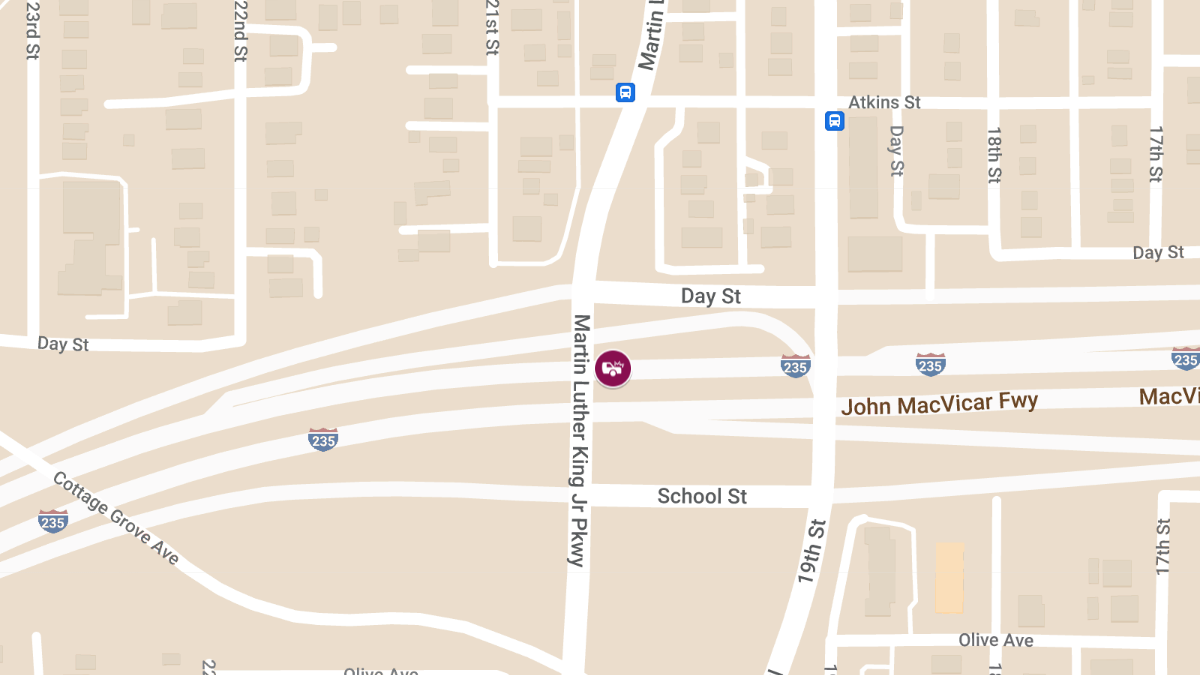 Injury Accident at MLK Jr Pkwy & I-235