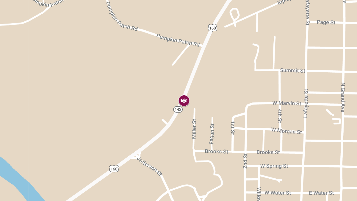 Injury Accident at MO 142, 2 Miles West of Doniphan