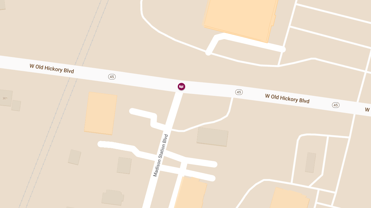 Injury Accident at Madison Station Blvd & Old Hickory Blvd W