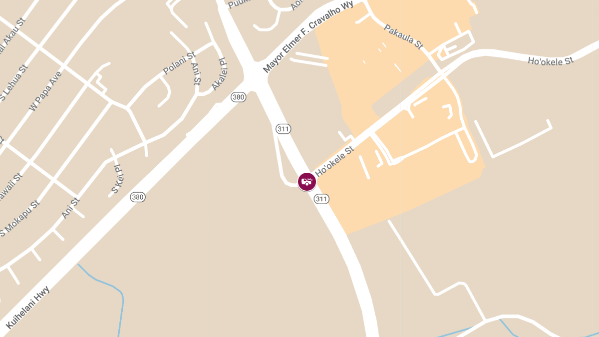 Injury Accident at Maui Veterans Highway and Ho'okele St