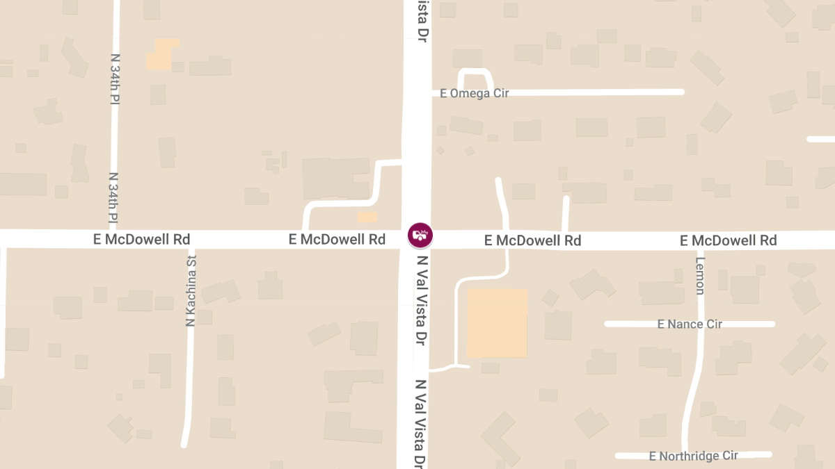 Injury Accident at N Val Vista Dr & E McDowell Rd