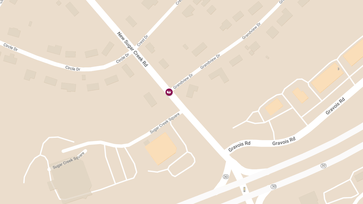 Injury Accident at New Sugar Creek Rd and Grandview Drive