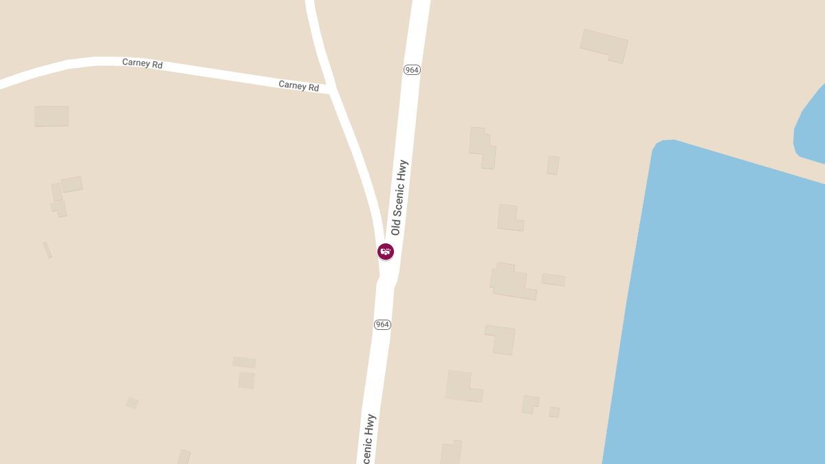 Injury Accident at Old Scenic Hwy & Carney Rd
