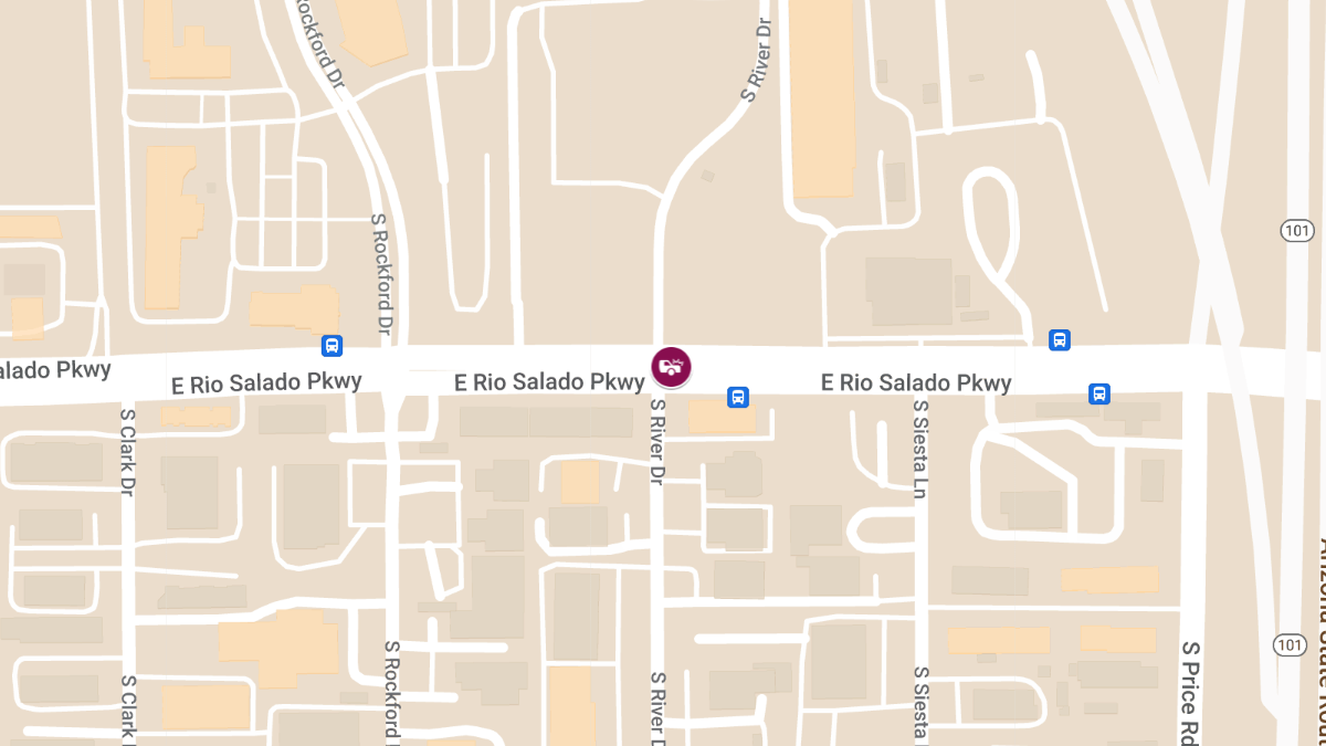 Injury Accident at Rio Salado Pkwy & River Dr