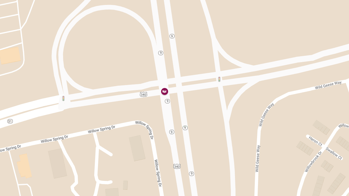 Injury Accident at Rt 340 and Rt 9