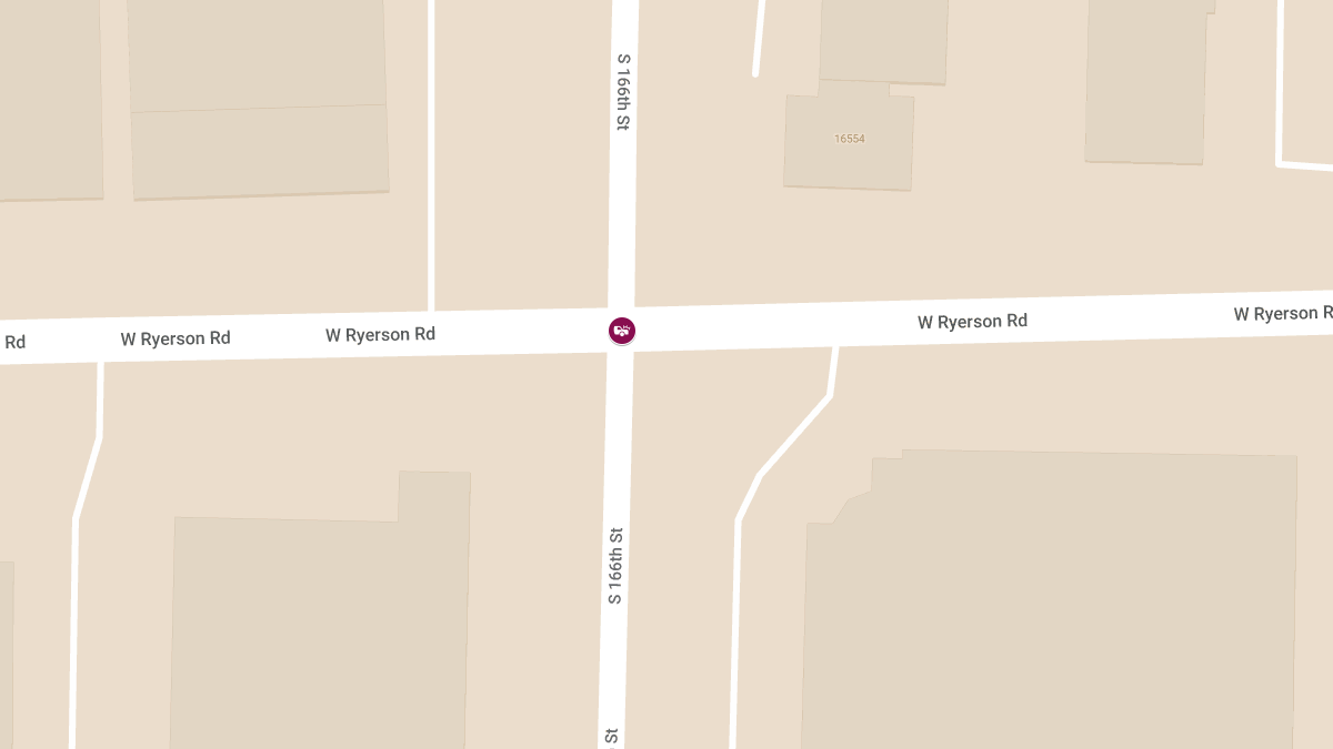 Injury Accident at Ryerson Rd & 166th St