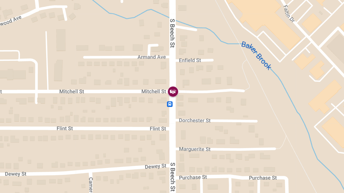 Injury Accident at S Beech St and Mitchell St