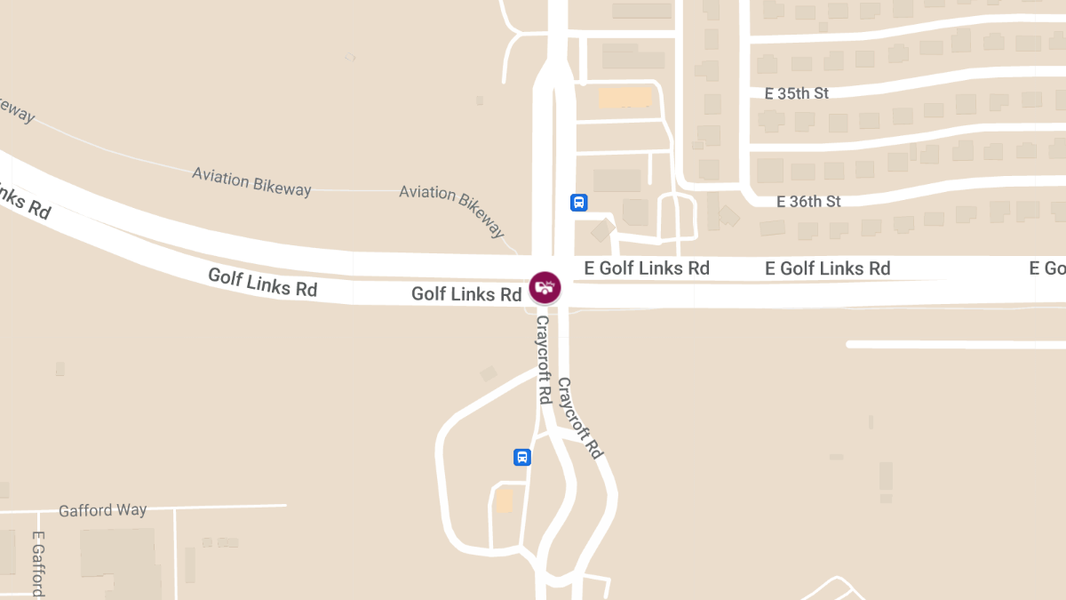 Injury Accident at S Craycroft Rd and E Golf Links Rd
