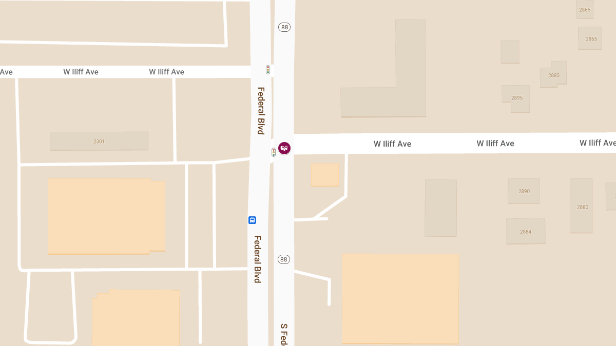 Injury Accident at S Federal Blvd & W Iliff Ave