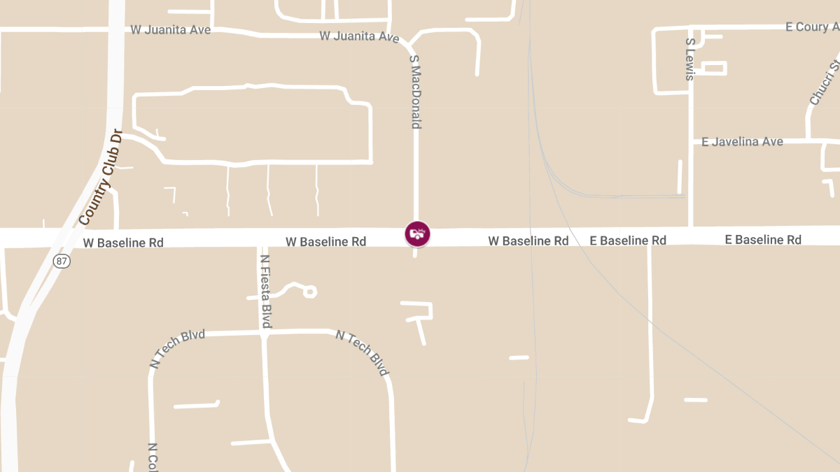 Injury Accident at S Macdonald & W Baseline Rd