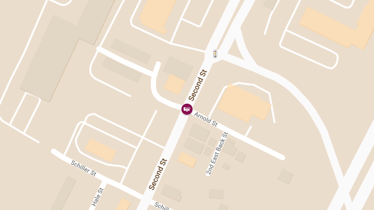 Injury Accident at Second St & Arnold St