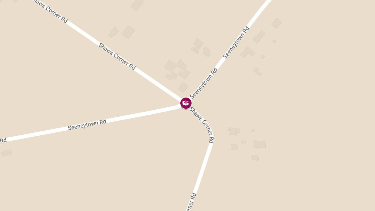 Injury Accident at Shaws Corner Rd & Seeneytown Rd
