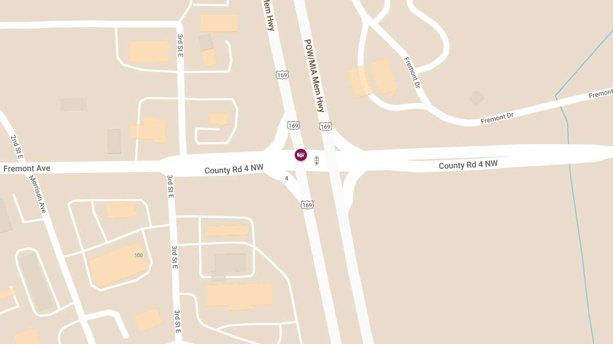 Injury Accident at Southbound Highway 169 & Fremont Ave