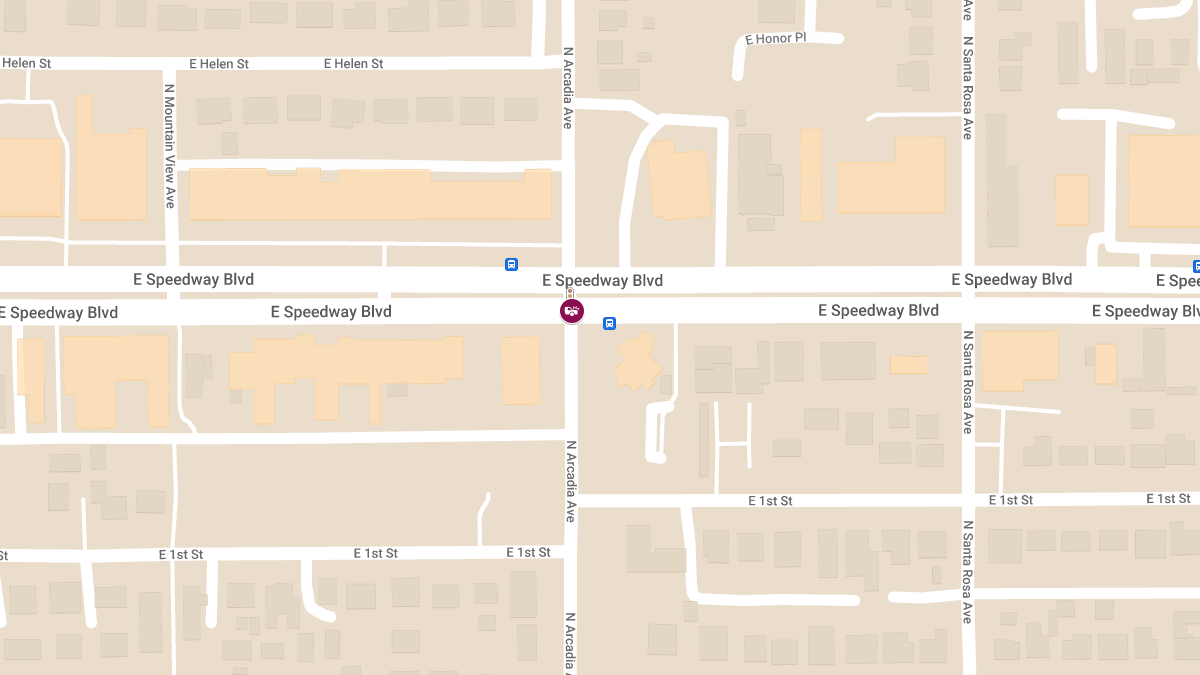 Injury Accident at Speedway Blvd & Arcadia Ave